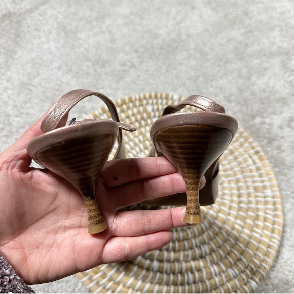 Donald J. Pliner Women’s Rimma Leather Slingback Heels Shoes in Blush Pink 11 - Picture 7 of 14